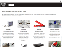 Tablet Screenshot of digital-test.com